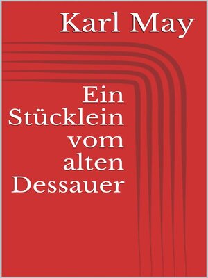 cover image of Ein Stücklein vom alten Dessauer